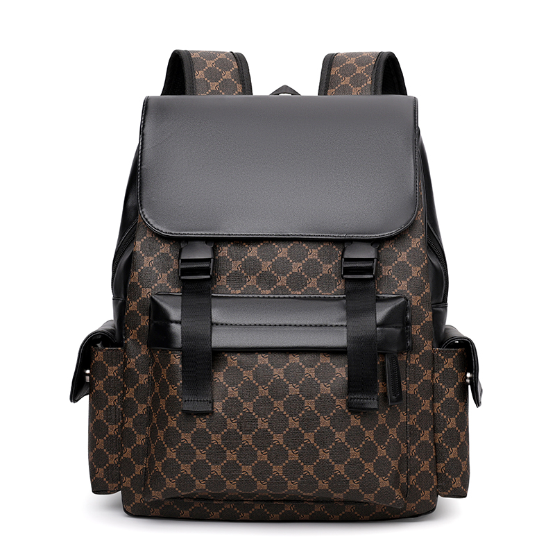 Streetwear Brand Backpack - Vinatge Floral Print Backpack Men Luxury