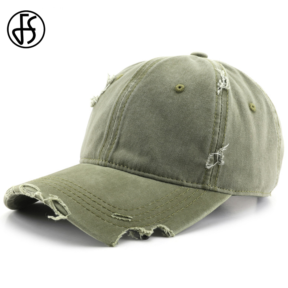 Streetwear Brand Hats - FS Washed Cotton Army Green Men