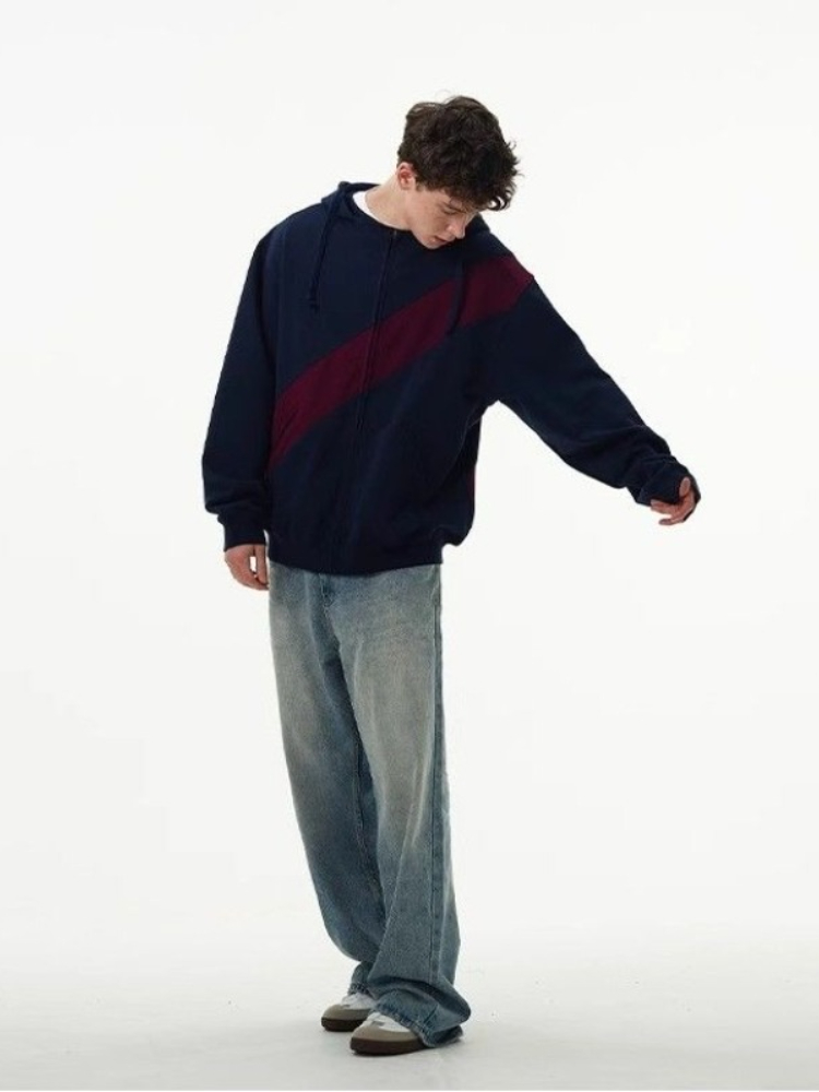 Splicing Colour Office Work Ma - Streetwear Brand Cheap review and price