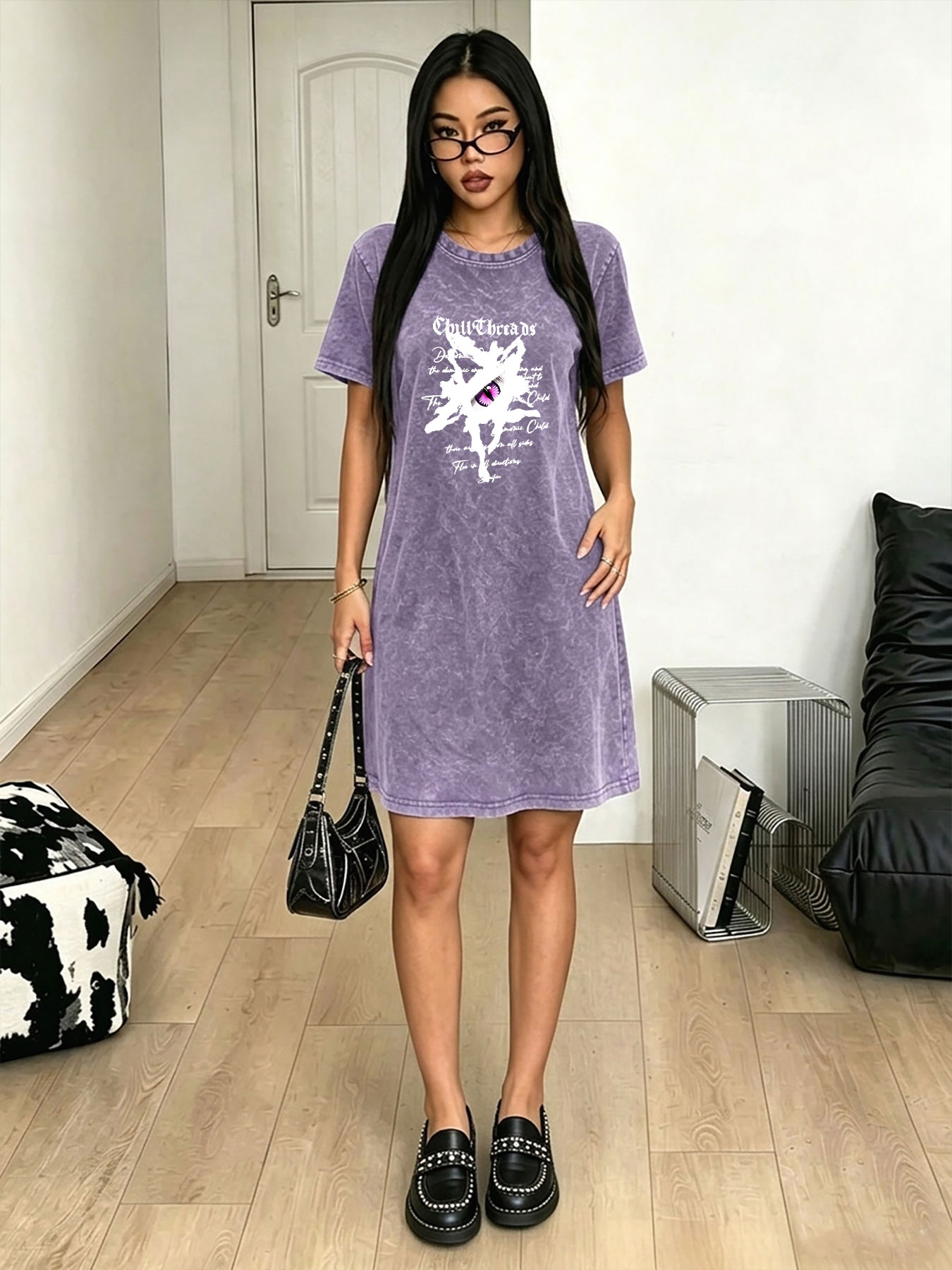 Women's Washed Vintage T-Shirt - Streetwear Brand With Eye review and price