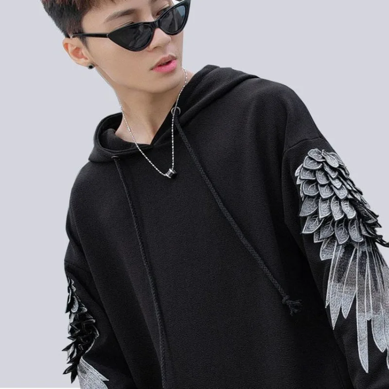 Sweatshirt for Men Hooded Embr - Streetwear Brand Cheap review and price