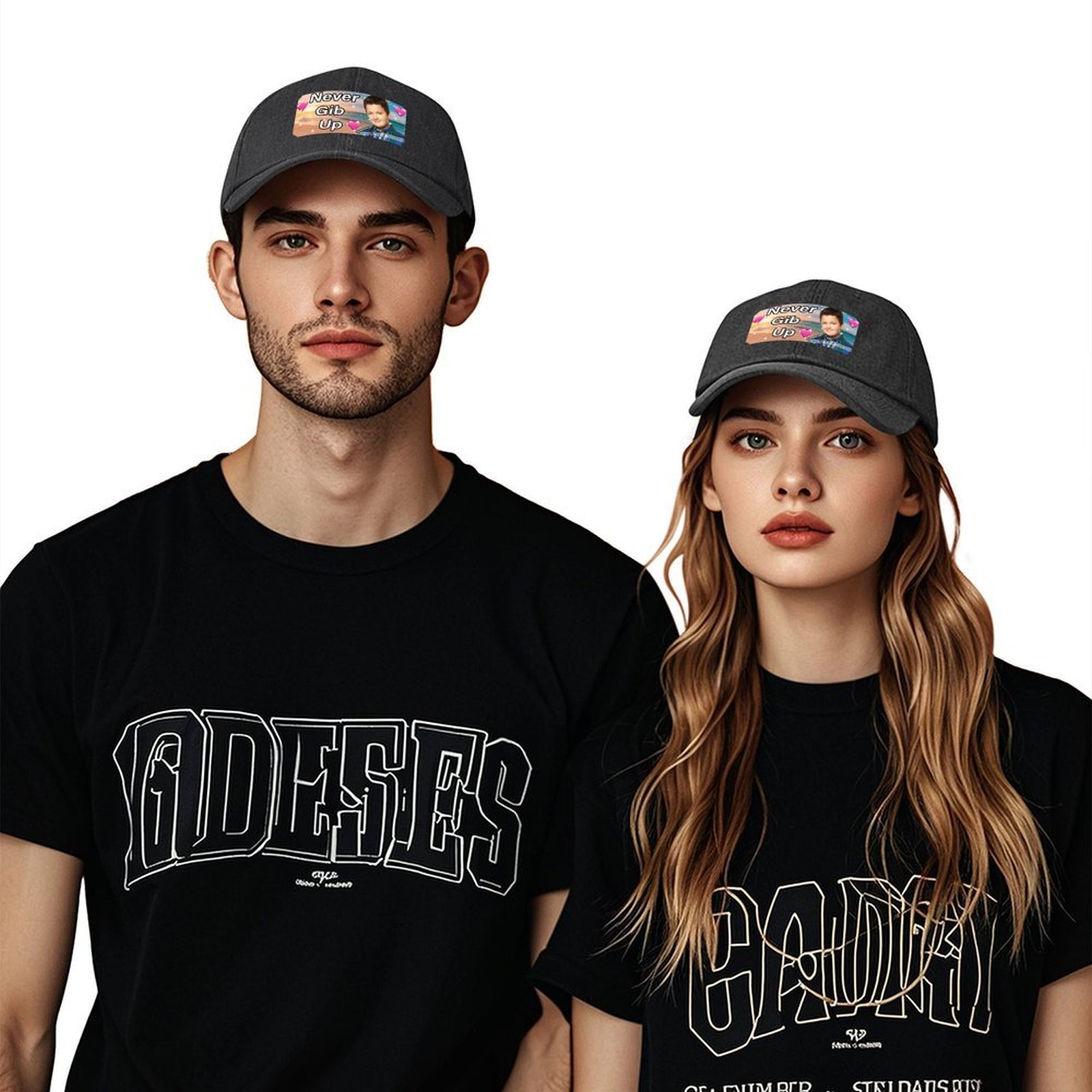 Never gib up bumper Sticker Ba - Streetwear Brand Hats review and price